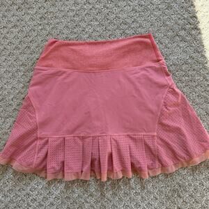 Bobbe Active Pink Skort - Tennis/PickleBall Athletic Skirt Sz Small Pink Stretch
